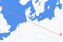 Flyreiser fra Lviv, Ukraina til Aberdeen, Skottland