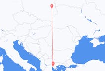 Flights from Lublin in Poland to Thessaloniki in Greece
