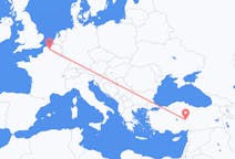 Flyg från Kayseri, Turkiet till Lille, Frankrike