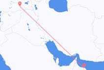 Flyg från Muscat, Oman till Batman, Turkiet