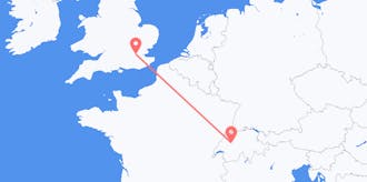 Flights from the United Kingdom to Switzerland