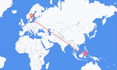 出发地 印度尼西亚卢武克目的地 瑞典林雪平的航班