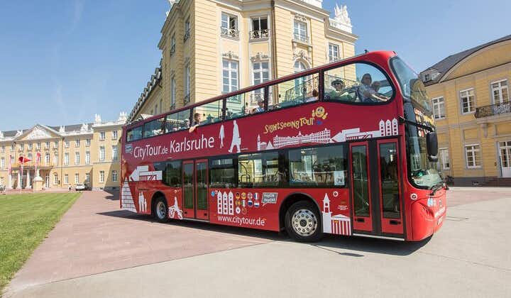 City Tour Karlsruhe in a double-decker bus
