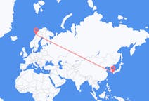 Flyrejser fra Nagasaki, Japan til Bodo, Norge