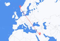 Flights from Ha il, Saudi Arabia to Florø, Norway