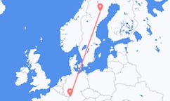 Flyreiser fra Lycksele, Sverige til Karlsruhe, Tyskland