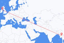 Flights from Loikaw, Myanmar (Burma) to Belfast, Northern Ireland