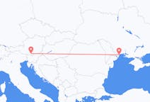 Flights from Odessa to Klagenfurt