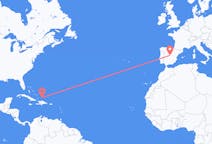 Flights from Cockburn Town, Turks & Caicos Islands to Madrid, Spain