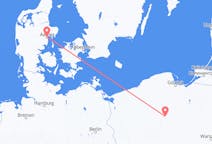 Flights from Aarhus, Denmark to Bydgoszcz, Poland
