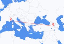 Flights from Yerevan, Armenia to Nice, France