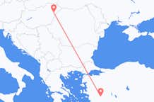 Flights from Denizli to Debrecen