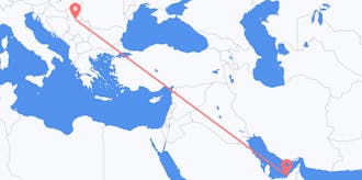 Flyrejser fra Forenede Arabiske Emirater til Serbien