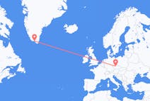 Flights from from Qaqortoq to Prague