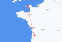 Flyrejser fra Bordeaux til Saint Helier