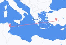 Flights from Monastir, Tunisia to Isparta, Turkey