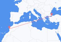 出发地 摩洛哥出发地 索维拉目的地 土耳其伊斯坦布尔的航班