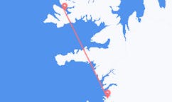 Flyrejser fra Reykjavík, Island til Bíldudalur, Island