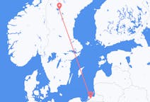 Vols depuis la ville de Kaliningrad vers la ville de Östersund