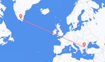 Flyreiser fra Plovdiv, Bulgaria til Narsarsuaq, Grønland