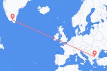 Loty z Płowdiw w Bułgarii do Narsarsuaqa na Grenlandii