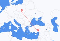 Flyreiser fra Adana, Tyrkia til Kraków, Polen