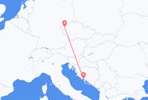 Vluchten van Split naar Karlsbad