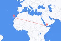 Flights from Aden to Las Palmas