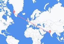 Flyg från Bombay, Indien till Maniitsoq, Grönland