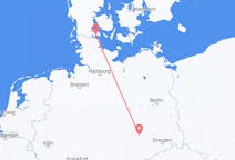 Flug frá Sønderborg, Danmörku til Leipzig, Þýskalandi