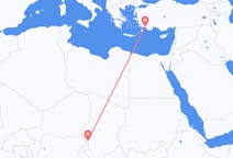 Flyg från N Djamena, Tchad till Dalaman, Turkiet
