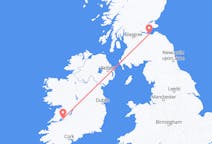 Flyrejser fra Shannon, County Clare, Irland til Edinburgh, Skotland