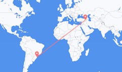 Flights from Florianópolis, Brazil to Van, Turkey