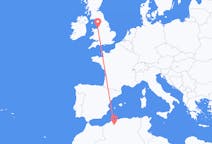 Flights from Tiaret, Algeria to Liverpool, the United Kingdom