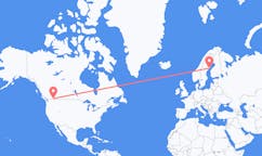 Flights from Castlegar, Canada to Umeå, Sweden