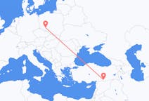 Flyreiser fra Şanlıurfa, Tyrkia til Wrocław, Polen