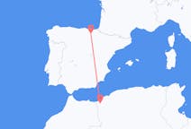 Vuelos de Tlemecén, Argelia a Vitoria, España