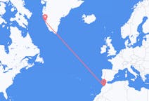 Flyrejser fra Casablanca, Marokko til Nuuk, Grønland