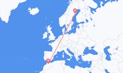 Flights from Fes, Morocco to Umeå, Sweden
