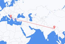 Flights from Shillong, India to Bari, Italy