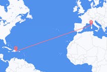 出发地 多米尼加共和国出发地 聖多明哥目的地 法国阿雅克肖的航班