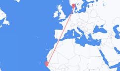 Flights from Cap Skiring, Senegal to Karup, Denmark