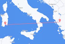 Vols depuis la ville d'Ioannina vers la ville de Cagliari