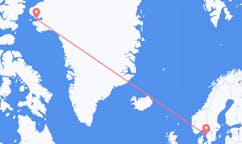 Flüge von der Stadt Göteborg in die Stadt Qaanaaq