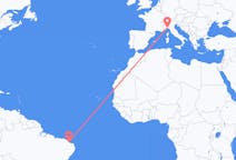 Flyrejser fra Aracati, Brasilien til Genova, Italien