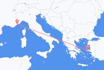 Vols de Nice, France pour Chios, Grèce