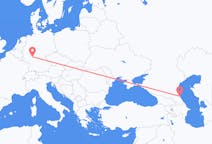 Flyrejser fra Makhatjkala, Rusland til Frankfurt, Tyskland