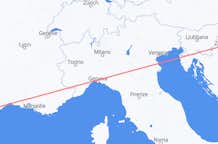 Vluchten van Aspiran, Frankrijk naar Zagreb, Kroatië
