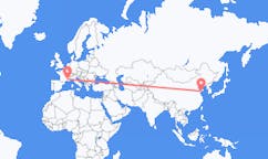 Flights from Qingdao, China to Avignon, France