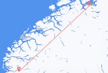 Vluchten van Trondheim naar Førde
